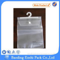 various color and size transparent with pvc hook bags
